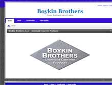 Tablet Screenshot of boykinbrothersinc.com